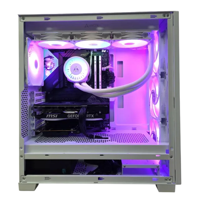 Игровой компьютер 990383 (Core Ultra 7 265KF 3,9 ГГц/Intel Z890/96 ГБ DDR5 6 ГГц/1024 ГБ/RTX 5070 Ti 16 ГБ/Wi-Fi/850W/Phanteks 523 XT PRO ULTRA Matte TG RGB White) - купить по выгодной цене!