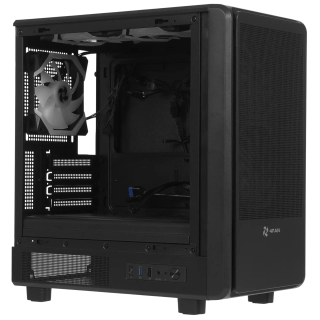 Корпус компьютерный 4FAN Goldrim Black wFans купить! 