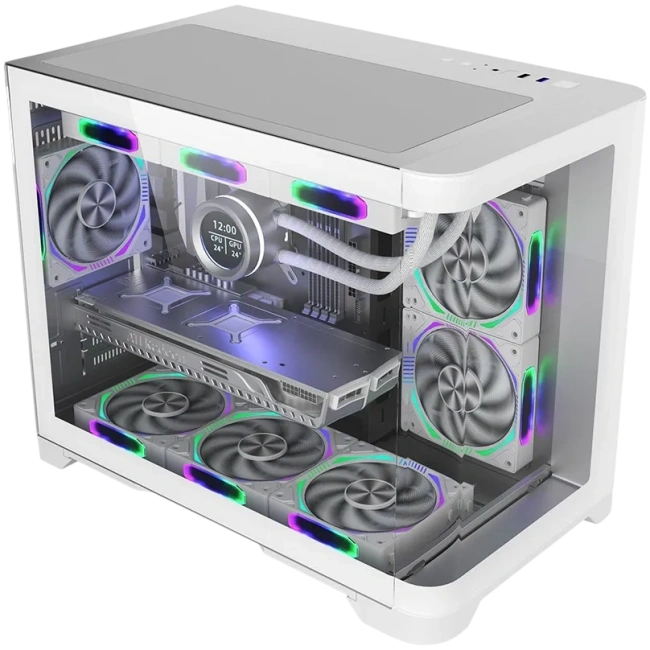 Компьютерный корпус 1STPLAYER UVIEW UV6 White (UV6-WH) купить! 