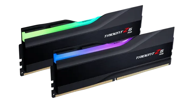 Оперативная память 64 Gb 6400 MHz G.SKILL TRIDENT Z5 RGB Black (F5-6400J3239G32GX2-TZ5RK) модулей 2 шт. купить! 