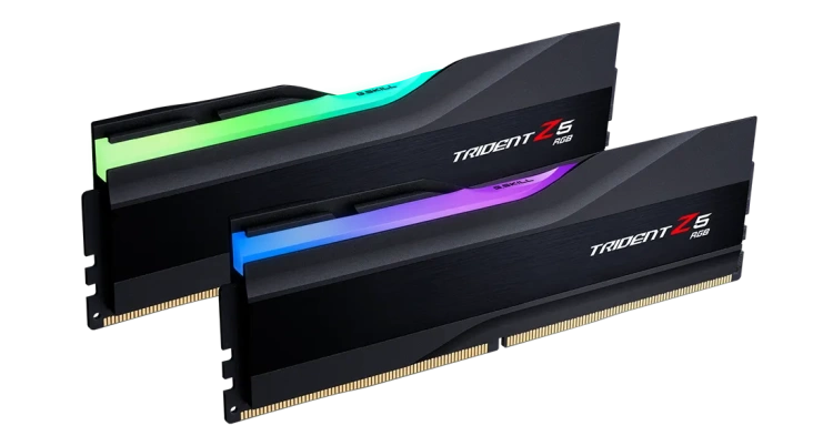 Оперативная память 64 Gb 6400 MHz G.SKILL TRIDENT Z5 RGB Black (F5-6400J3239G32GX2-TZ5RK) модулей 2 шт. купить! 