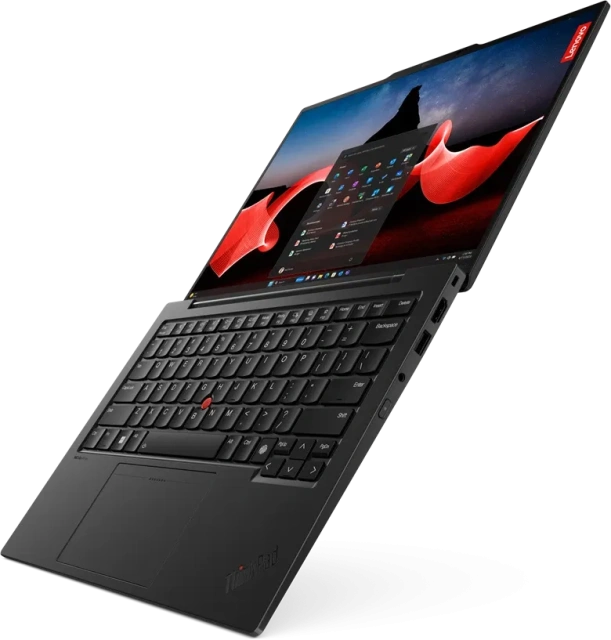 Ноутбук Lenovo ThinkPad X1 Carbon Gen 12 (Ultra7 155U/14"/1920x1200/32Gb/512Gb SSD/Intel Graphics/Win 11 Pro) Черный - фото