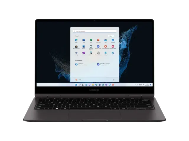 Ноутбук Samsung Galaxy Book2 360 (Core i7-1255U/13.3" FHD AMOLED Touch/16Gb/512Gb SSD/Win 11 Home) Graphite - фото