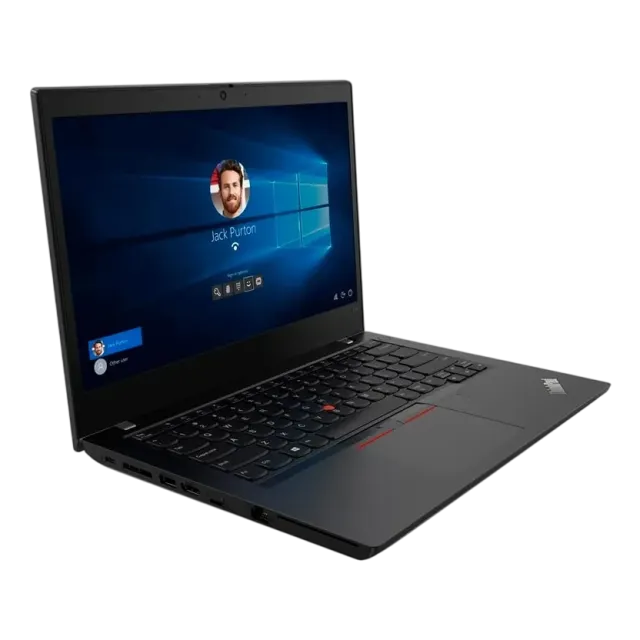 Ноутбук Lenovo ThinkPad L14 Gen 1 (Core i7-10510U 1800MHz/14"/FHD/8GB/256GB SSD/UHD/Win 10 Pro) 20U1004NRT, черный - фото