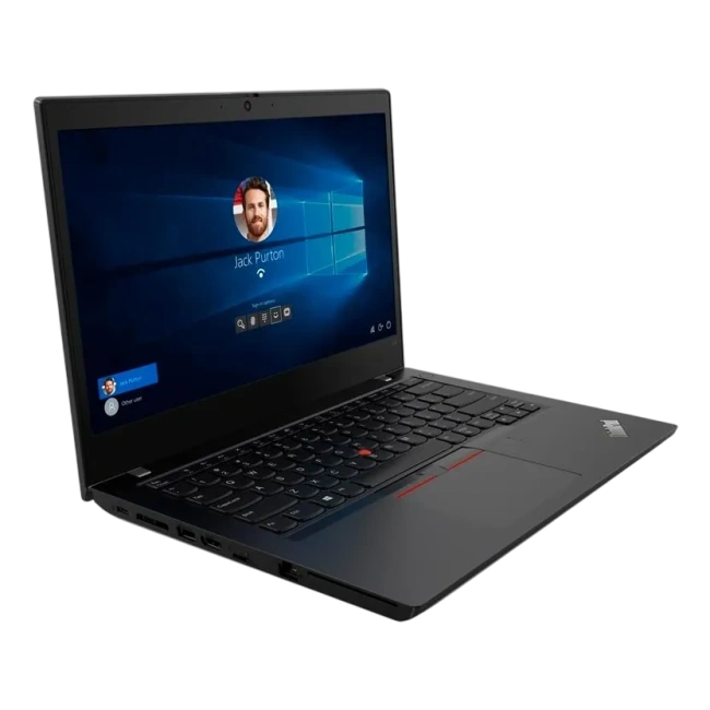 Ноутбук Lenovo ThinkPad L14 Gen 1 (Core i7-10510U 1800MHz/14"/FHD/8GB/256GB SSD/UHD/Win 10 Pro) 20U1004NRT, черный - фото