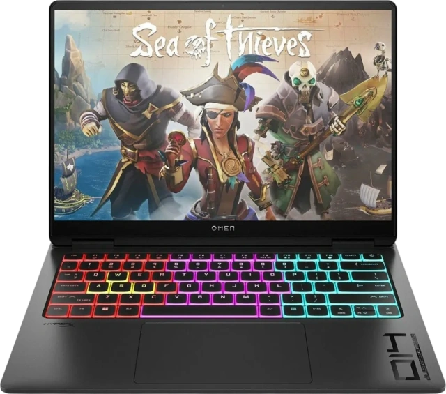 Ноутбук HP OMEN Transcend 14-fb0667nr (Core Ultra 7 155H/14" 2.8K OLED/16Gb/2Tb SSD/RTX 4060 8Gb/Win 11 H) - фото