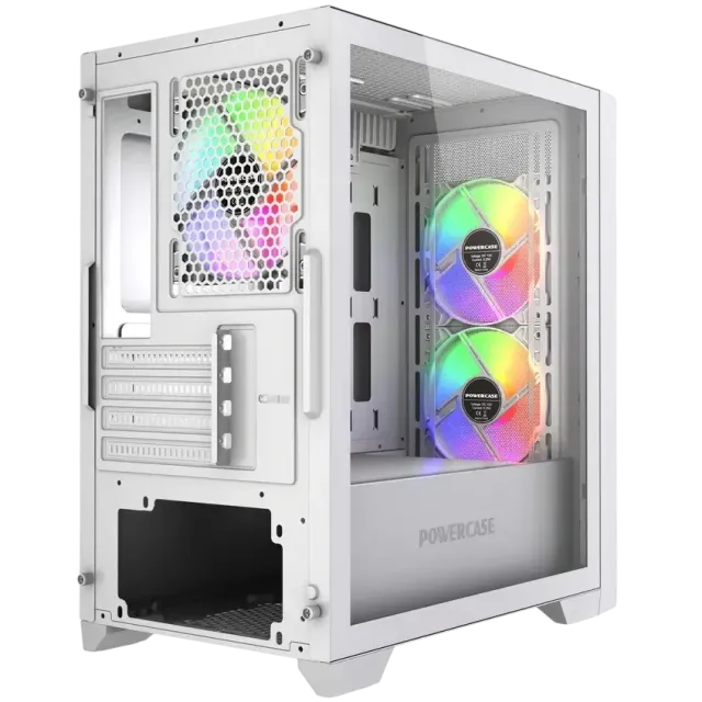 Компьютерный корпус Powercase ALISIO Micro Z3W ARGB V2 ARGB White (CAMZW-A3-V2) купить! 