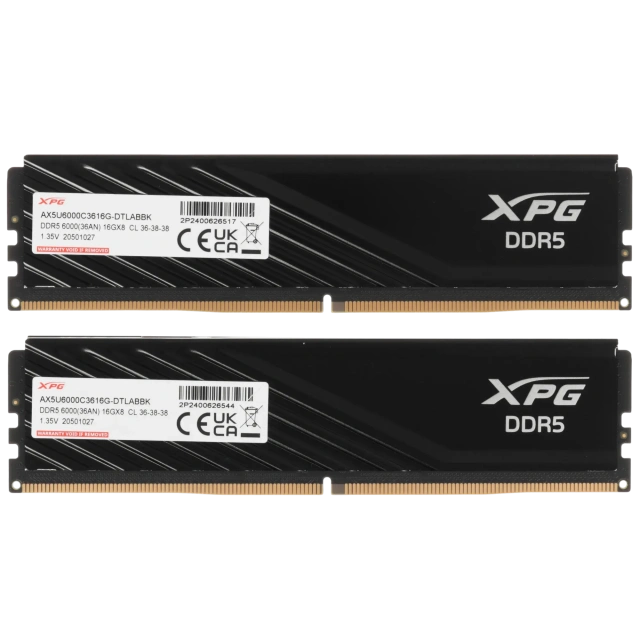 Оперативная память 32 Gb 6000 MHz ADATA XPG LANCER Blade (AX5U6000C3616G-DTLABBK) купить! 