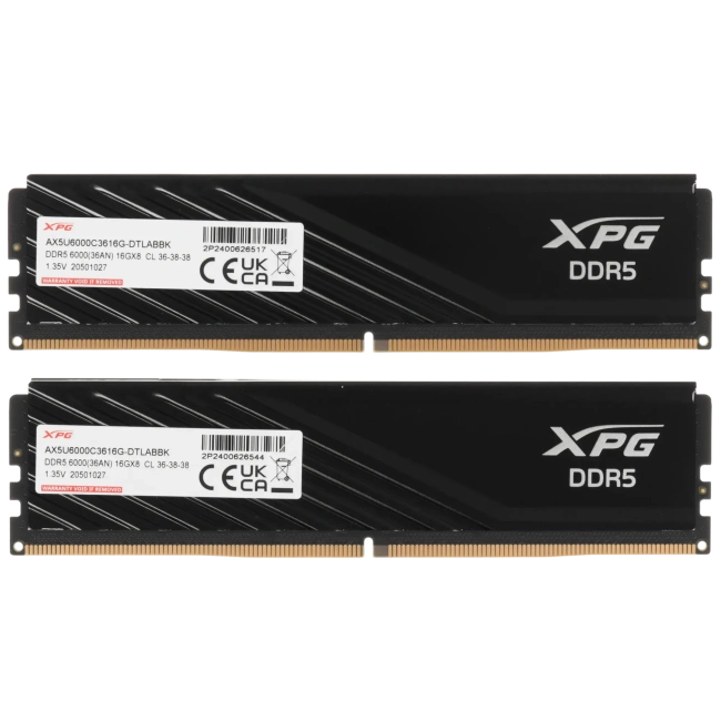 Оперативная память 32 Gb 6000 MHz ADATA XPG LANCER Blade (AX5U6000C3616G-DTLABBK) купить! 
