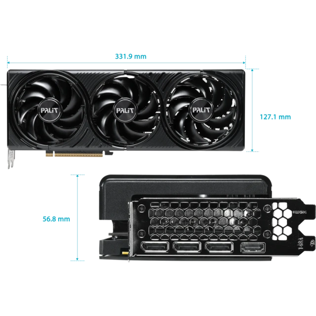 Видеокарта Palit GeForce RTX 5080 Infinity 3 (NE75080019T2-GB2035S) купить! 