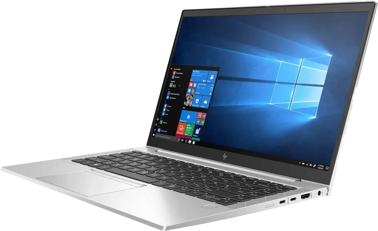 Ноутбук HP EliteBook 845 G7 (Ryzen 3 Pro 4450U/14" FHD IPS/FHD/RAM 8GB/256GB/Radeon Graphics/Wi-Fi/Win 10 Pro) Silver - фото