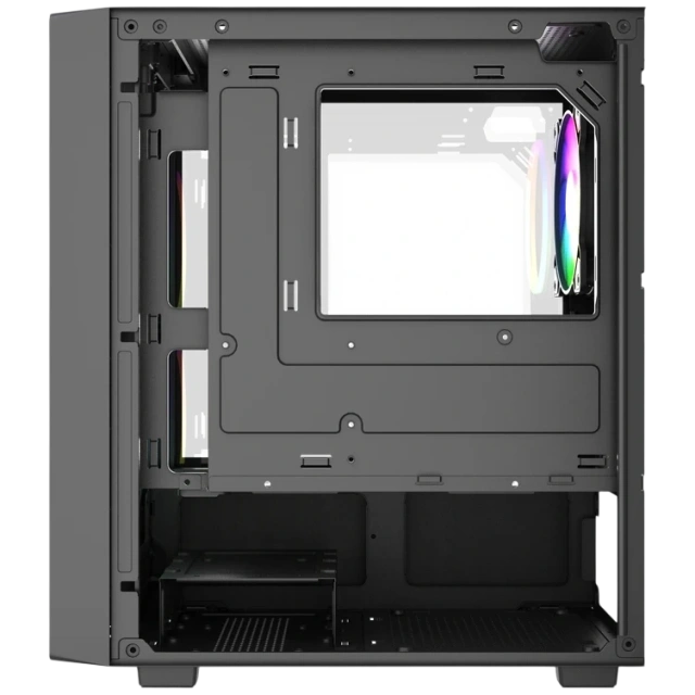 Компьютерный корпус Powercase Mistral SM02 TG FRGB Black (CMMSM02B-L3) купить! 