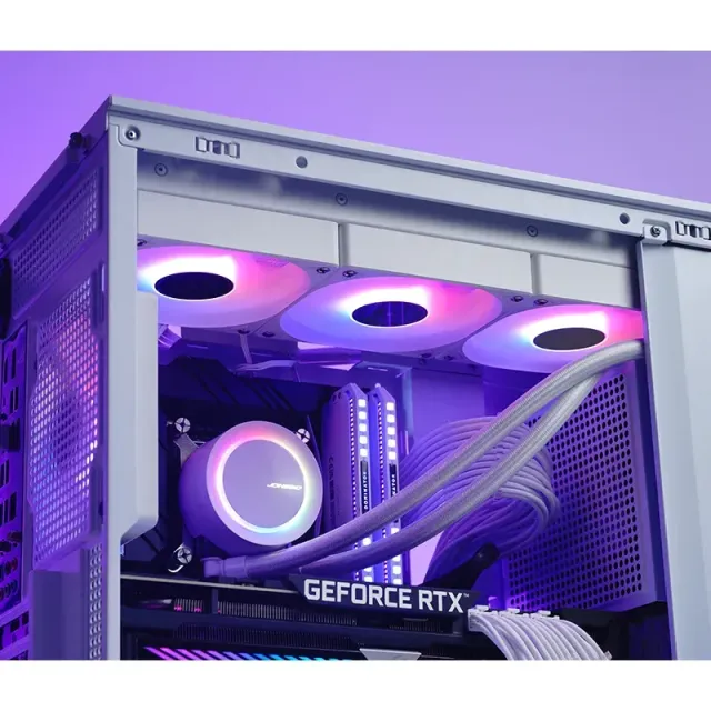 Система водяного охлаждения JONSBO TG-240 ARGB White PWM купить! 