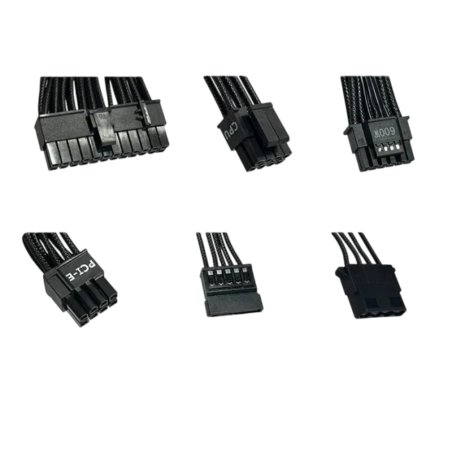 Блок питания Phanteks 750W AMP BH Black (PH-P750B_BK01) 16 Pin (PCIe 5.0 Connector Cable Details) купить! 