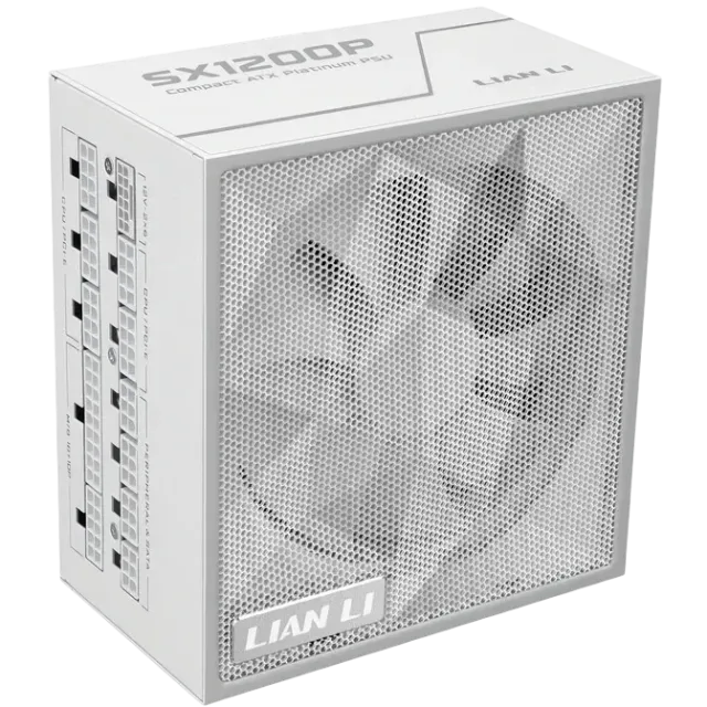 Блок питания Lian Li 1200W SX1200P White (G9P.SX1200P.W000.RU) 16 Pin (PCIe 5.1 Connector Cable Details) купить! 
