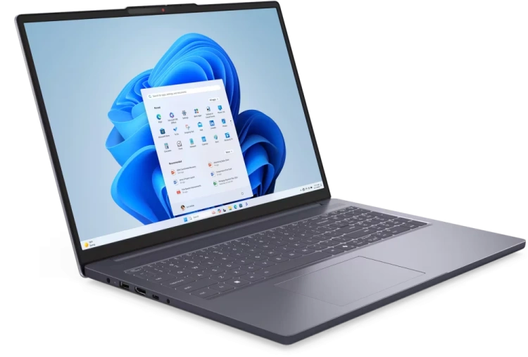 Ноутбук Lenovo IdeaPad Slim 3 16IRH10R (Intel Core 5 210H/16.0" 1920x1200/16Gb/512Gb SSD/Intel Graphics/Win 11 Home) Luna Gray - фото