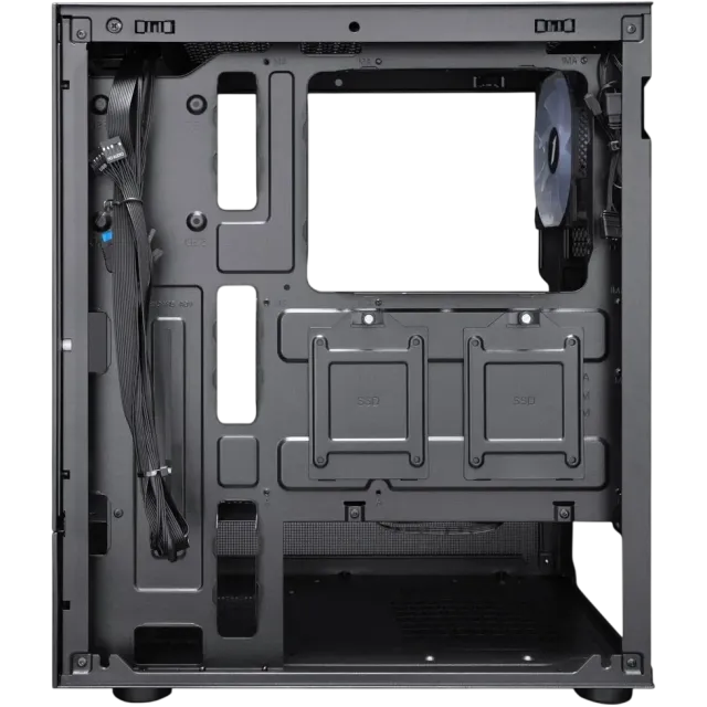 Офисный компьютер 990504 (Core i5-12400 2,5 ГГц/Intel B760/32 ГБ DDR4 3,6  ГГц/1024 ГБ SSD/Wi-Fi/650W/1STPLAYER MIKU Mi7-A ARGB Black) - купить! 