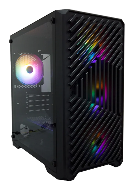 Компьютерный корпус 1STPLAYER TRILOBITE T5 Black / mATX, TG / 4x120mm LED fans inc. / T5-BK-4F1 купить! 