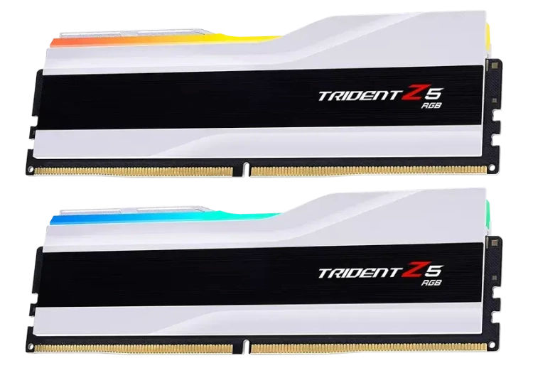 Оперативная память DDR5 64 Gb 6400 MHz G.Skill TRIDENT Z5 RGB White (F5-6400J3239G32GX2-TZ5RW) купить! 