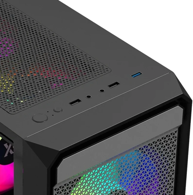 Компьютерный корпус XASTRA A303M 3ARGB Black (A303M-2FC14A-1FC12A-D) купить! 