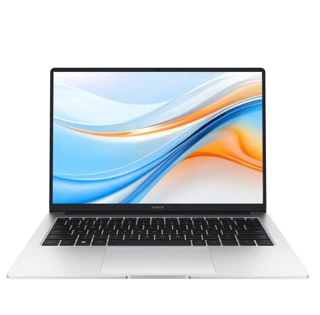 Ноутбук HONOR MagicBook X14 Plus 2024 (Ryzen 7 8845HS/14"/2.8K (2880x1800)/16 Гб/1Tb SSD/Radeon 780M/Win 11 Pro) Silver - фото