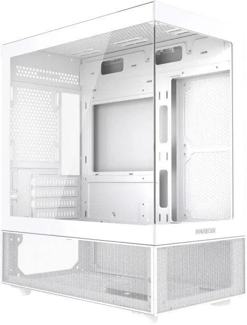 Компьютерный корпус Powercase Vision Micro M2 TG White (CVMWM2-L0) купить! 