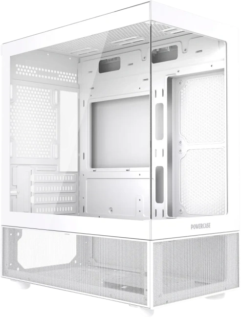 Компьютерный корпус Powercase Vision Micro M2 TG White (CVMWM2-L0) купить! 