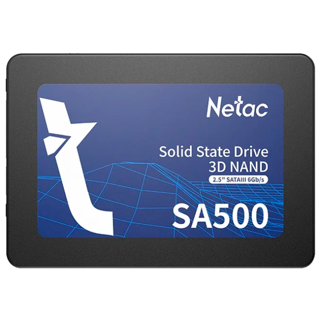Твердотельный накопитель SSD 1 ТБ 2.5" SATA Netac (NT01SA500-1T0-S3X) купить! 