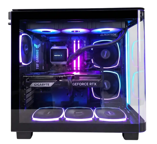 Игровой компьютер 992926 (Ryzen 7 9700X 3.8 ГГц/AMD X870/32 ГБ DDR5 6.0 ГГц/1024 ГБ SSD/RTX 5060 Ti 16 ГБ/Wi-Fi/850W/Montech KING 95 PRO ARGB Black) - купить по выгодной цене!