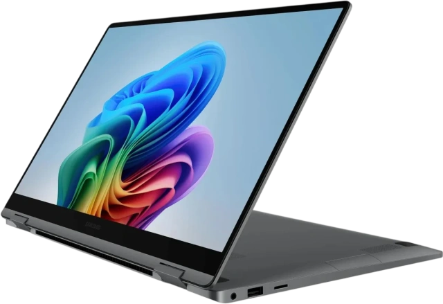 Ноутбук Samsung Galaxy Book 5 360 NP750QHA-KA1 (Ultra 7 256V/15.6" 1920x1080, AMOLED, Сенсорный/16Gb/512b SSD M.2/Intel Arc 140V (8gb)/Win 11 Home) Gray - фото