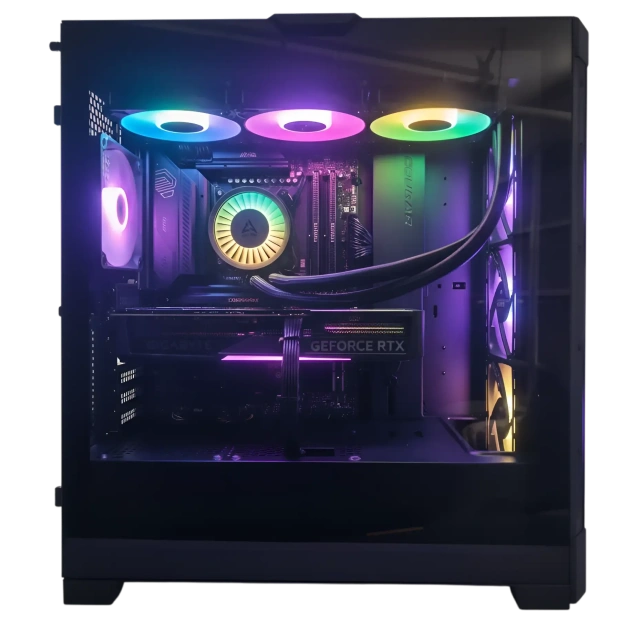 Игровой компьютер 989695 (Ryzen 9 9950X3D 4,3 ГГц/AMD B850/32 ГБ DDR5 6 ГГц/2048 ГБ SSD/RTX 4070 SUPER 12 ГБ/Wi-Fi/1000W/Cougar AIRFACE PRO RGB Black) - купить по выгодной цене!