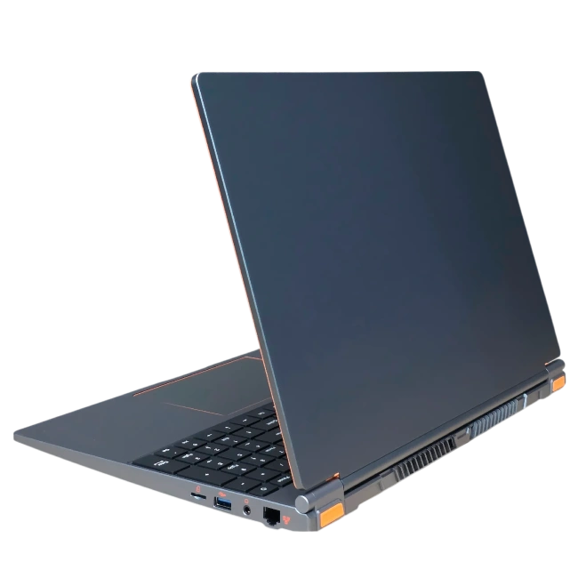 Ноутбук для работы и учебы HY160 (Intel N95/16"/1920x1200/16Gb/512GB SSD/Win 11 Pro) Grey with orange inserts - фото