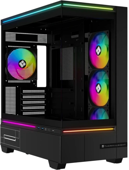 Компьютерный корпус Thermalright M10 FAN4-C TG ARGB Black (TRTLM10BF4C) купить! 