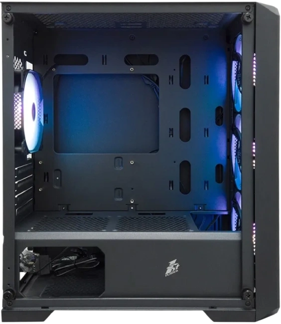 Компьютерный корпус 1STPLAYER TRILOBITE T5 ARGB Black (T5-BK-4F7) купить! 