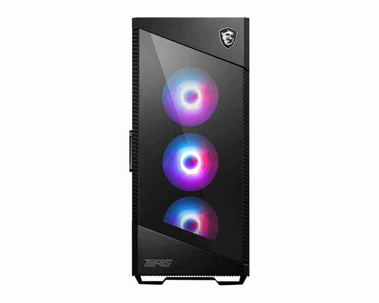 Компьютерный корпус MSI MPG VELOX 100R 2xUSB 3.0, 1xType C, 4x120mm ARGB Fan, ARGB Control Board, Tempered Glass Window, Glass Front Panel купить! 