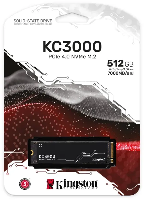 Твердотельный накопитель SSD 2 ТБ M.2 NVMe Kingston (SKC3000D/2048G) купить! 