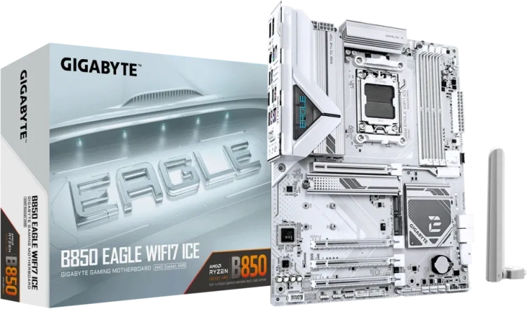 Материнская плата Gigabyte B850 EAGLE WIFI7 ICE купить! 