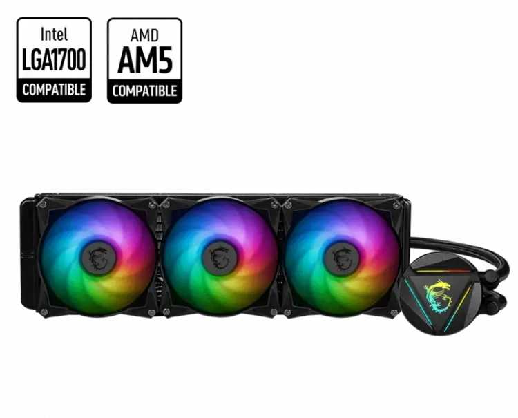 Система водяного охлаждения MSI MAG CORELIQUID 360R V2 ARGB 306-7ZW1C41-813 купить! 