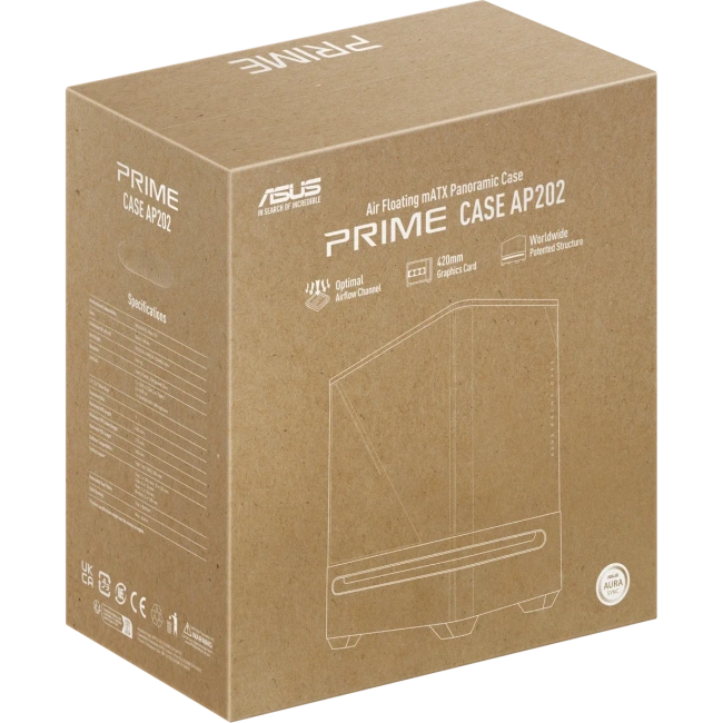 Компьютерный корпус ASUS PRIME AP202 TG ARGB Black (90DC00P0-B19000) купить! 