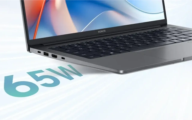 Ноутбук HONOR MagicBook Art 14 (Intel Core Ultra 7 155H/14.6"/3120x2080/32Gb/1Tb SSD/Win 11 Home) Серый 5301ALGR - фото