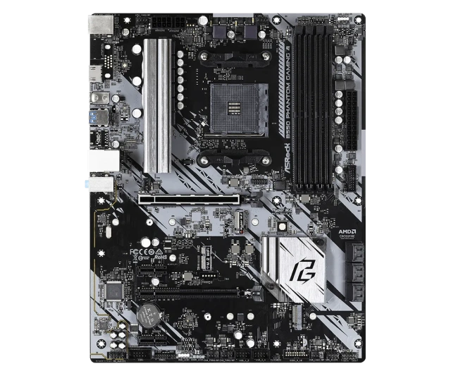 Материнская плата ASRock B550 PHANTOM GAMING 4 (AM4/AMD X570/4xDDR4/ATX) купить! 
