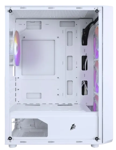 Компьютерный корпус 1STPLAYER FD3-M LED White (FD3-M-WH-4F1-W) купить! 