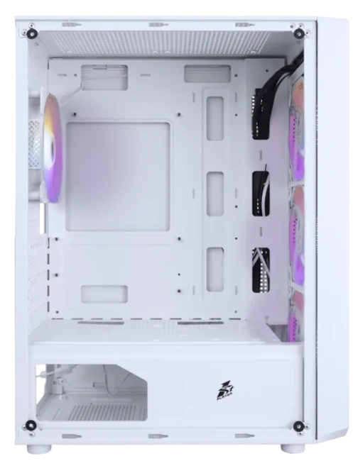 Компьютерный корпус 1STPLAYER FD3-M LED White (FD3-M-WH-4F1-W) купить! 