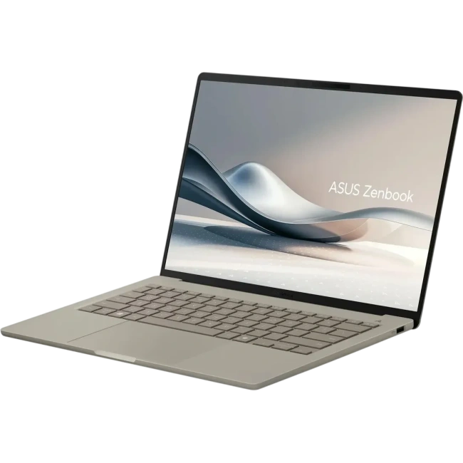 Ноутбук Asus Zenbook 14 UX3407QA-QD197W (Qualcomm Snapdragon X X1-26-100/14" OLED/16Gb/512Gb SSD/Qualcomm Adreno/Win 11 Home) Бежевый, 90nb1501-m00850 - фото