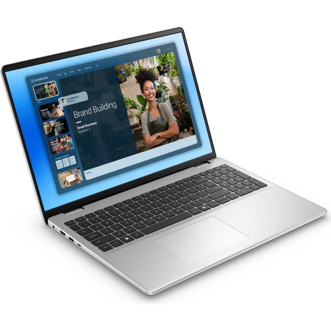 Ноутбук Dell 16 DC16256 (AMD Ryzen AI 5 330/16" 1920x1200/16Gb/512Gb SSD/AMD Radeon Graphics/Win 11 Home) Silver - фото