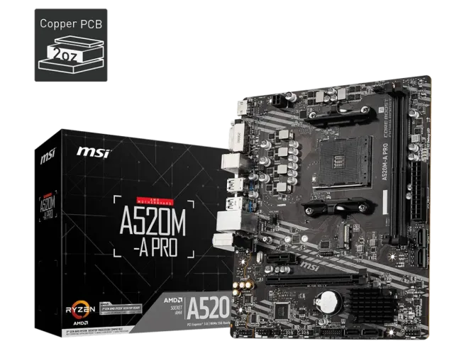 Материнская плата MSI A520M-A PRO купить! 