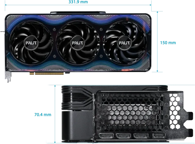 Видеокарта Palit GeForce RTX 5090 GameRock OC 32Gb (NE75090S19R5-GB2020G), Retail купить! 