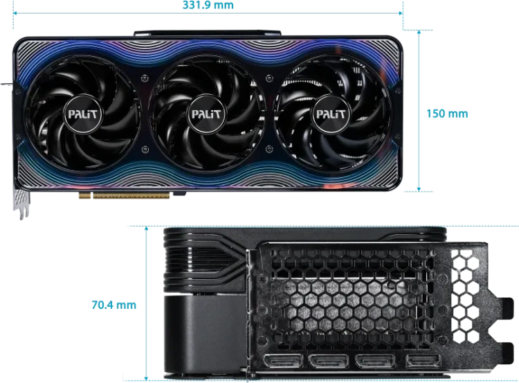 Видеокарта Palit GeForce RTX 5090 GameRock OC 32Gb (NE75090S19R5-GB2020G), Retail купить! 