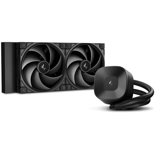 Система жидкостного охлаждения для процессора Deepcool LE240 V2 ZERO DARK купить! 