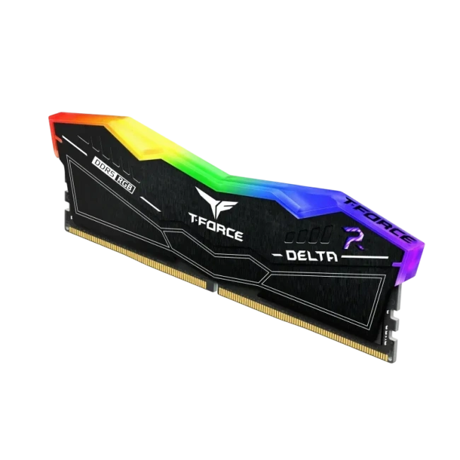 Оперативная память DDR5 32 Gb 6400 MHz Team Group T-FORCE DELTA RGB Black (FF3D532G6400HC40BDC01) модулей 2 шт. купить! 